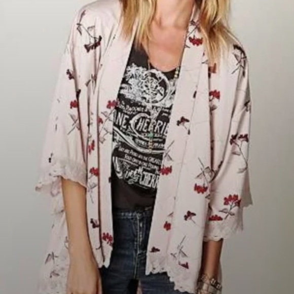 Free People Other - Free People Printed Kimono